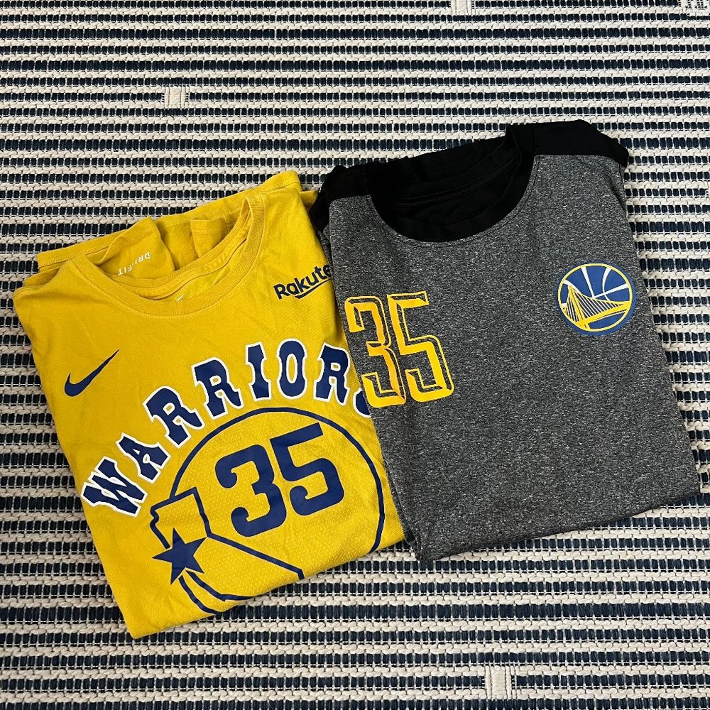 Golden State Warriors Lot of 2 Assorted Kevin Durant T-Shirt & Tank Top